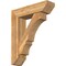 Ekena Millwork Balboa Slat Rough Sawn Bracket w/ Offset Brace, Western Red Cedar, 8"W x 30"D x 36"H BKT0806X30X36BOA06RWR - alternate 1